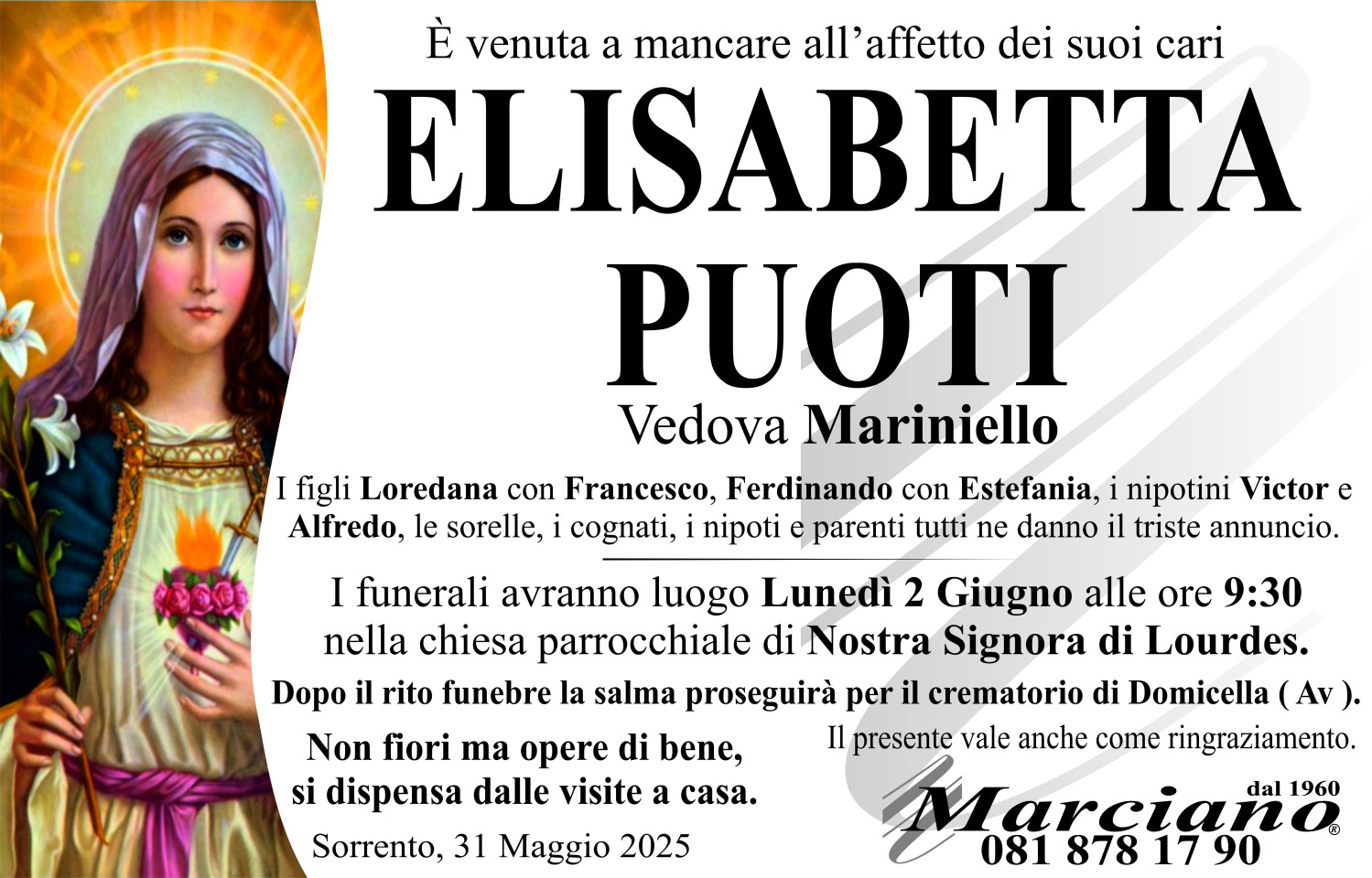 Onoranze funebri Marciano S.N.C. di Ferdinando Marciano