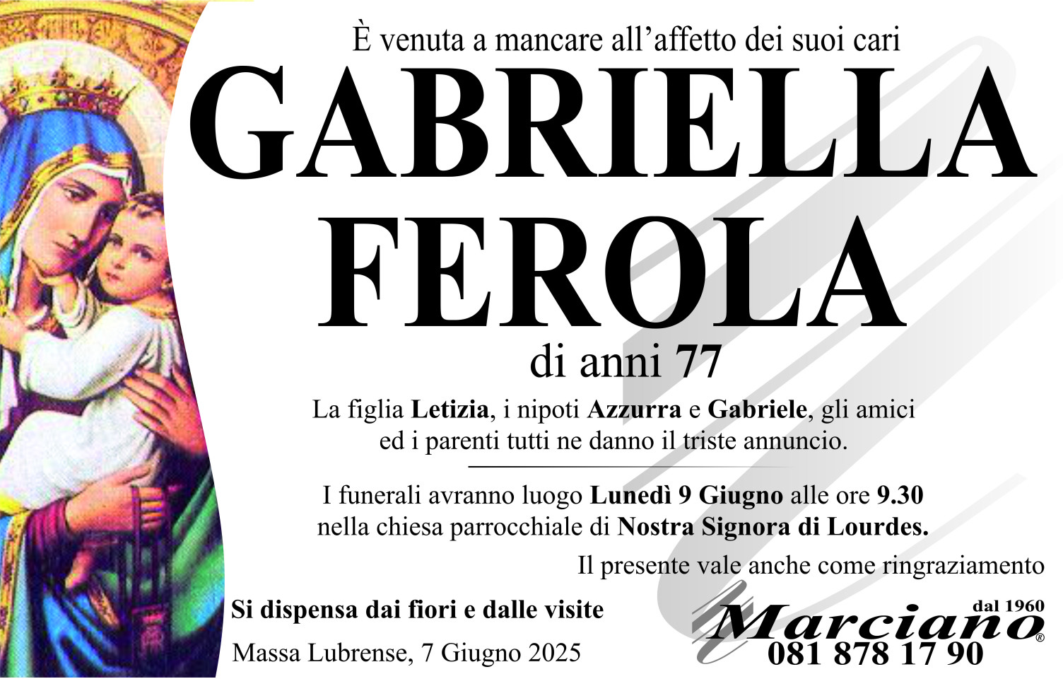 Onoranze funebri Marciano S.N.C. di Ferdinando Marciano