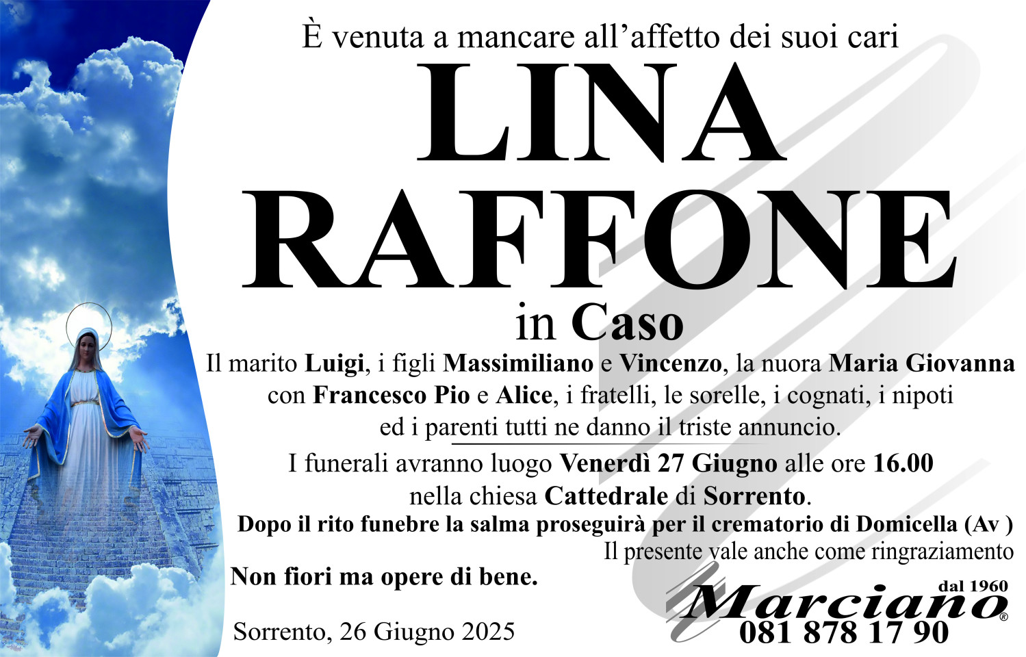 Onoranze funebri Marciano S.N.C. di Ferdinando Marciano