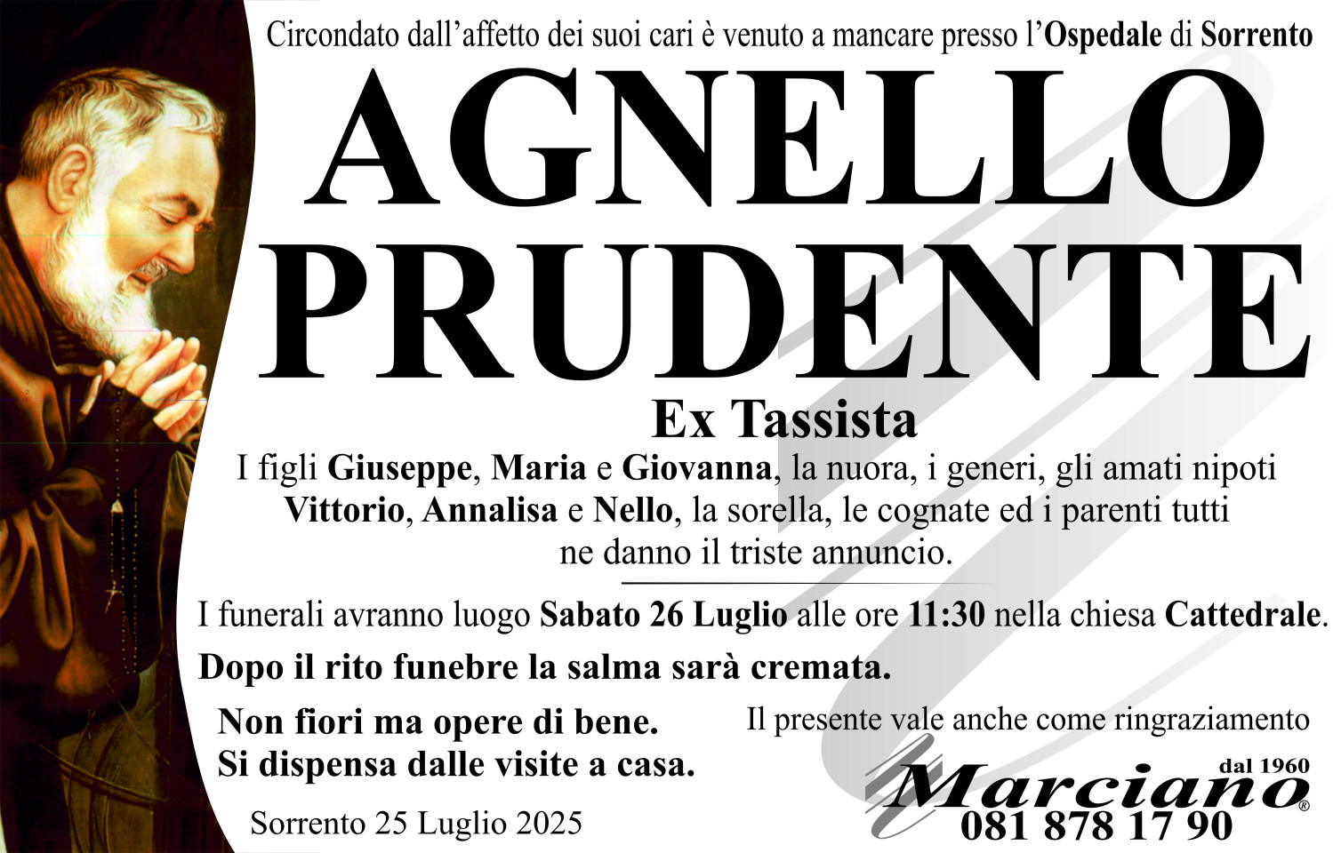 Onoranze funebri Marciano S.N.C. di Ferdinando Marciano