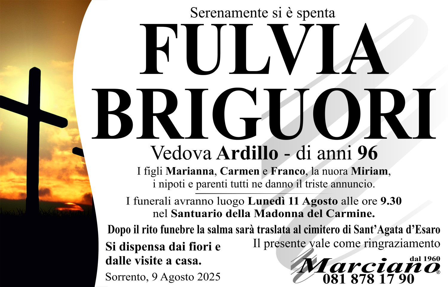 Onoranze funebri Marciano S.N.C. di Ferdinando Marciano