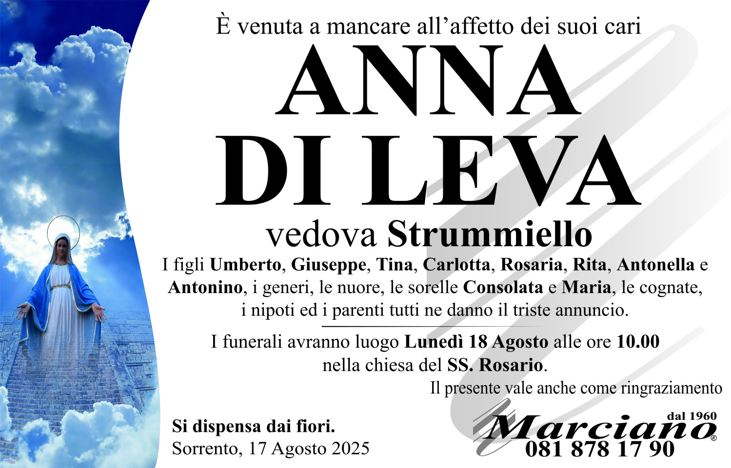 Onoranze funebri Marciano S.N.C. di Ferdinando Marciano