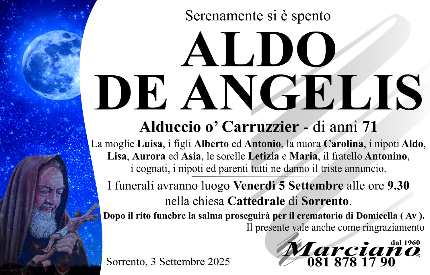 Onoranze funebri Marciano S.N.C. di Ferdinando Marciano