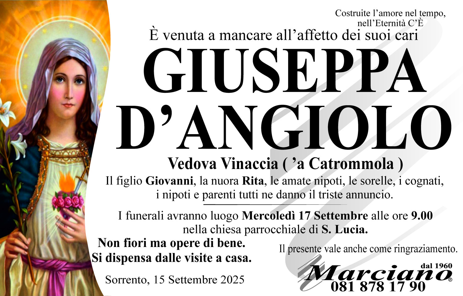 Onoranze funebri Marciano S.N.C. di Ferdinando Marciano