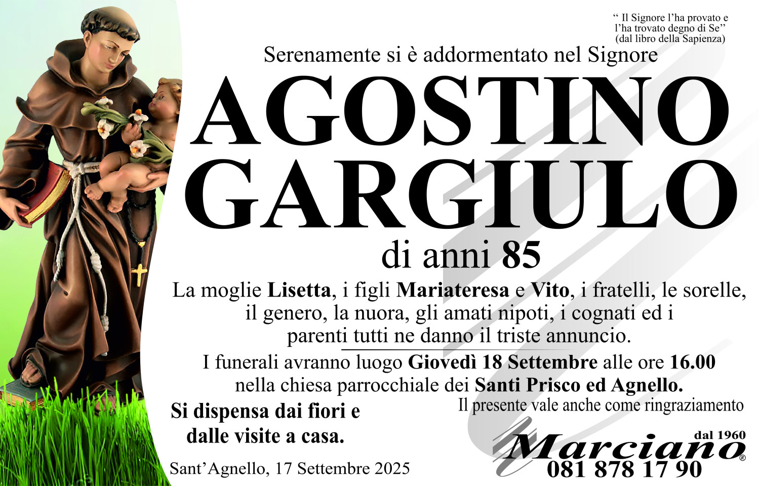 Onoranze funebri Marciano S.N.C. di Ferdinando Marciano