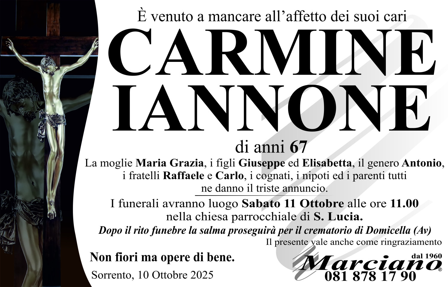 Onoranze funebri Marciano S.N.C. di Ferdinando Marciano