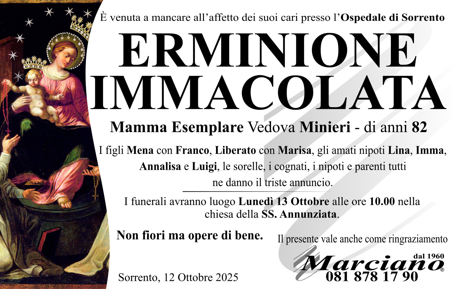 Onoranze funebri Marciano S.N.C. di Ferdinando Marciano