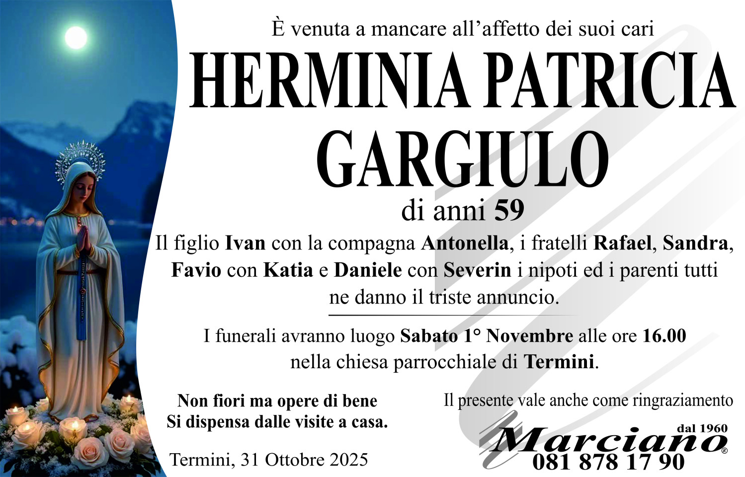 Onoranze funebri Marciano S.N.C. di Ferdinando Marciano