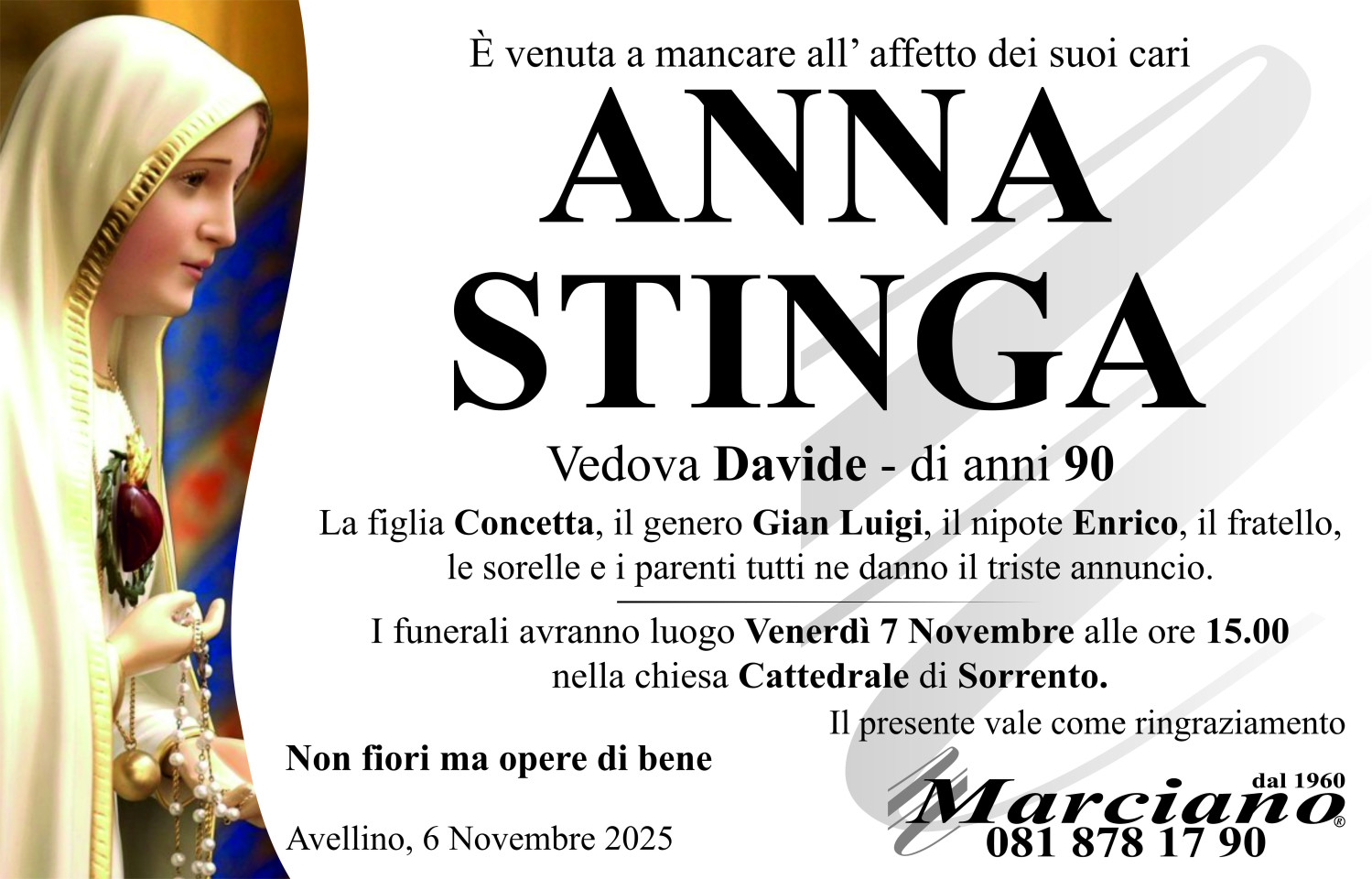 Onoranze funebri Marciano S.N.C. di Ferdinando Marciano