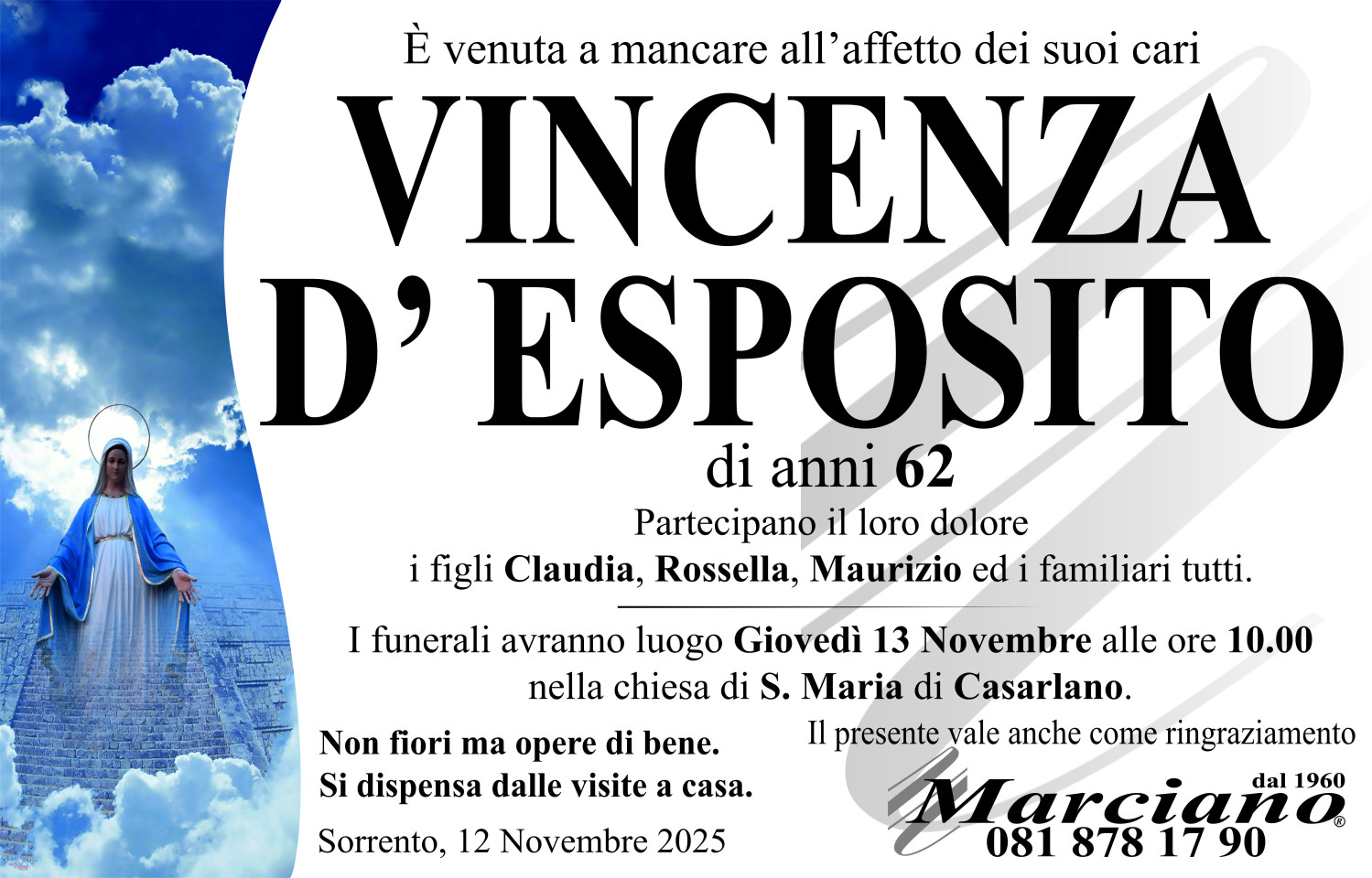 Onoranze funebri Marciano S.N.C. di Ferdinando Marciano