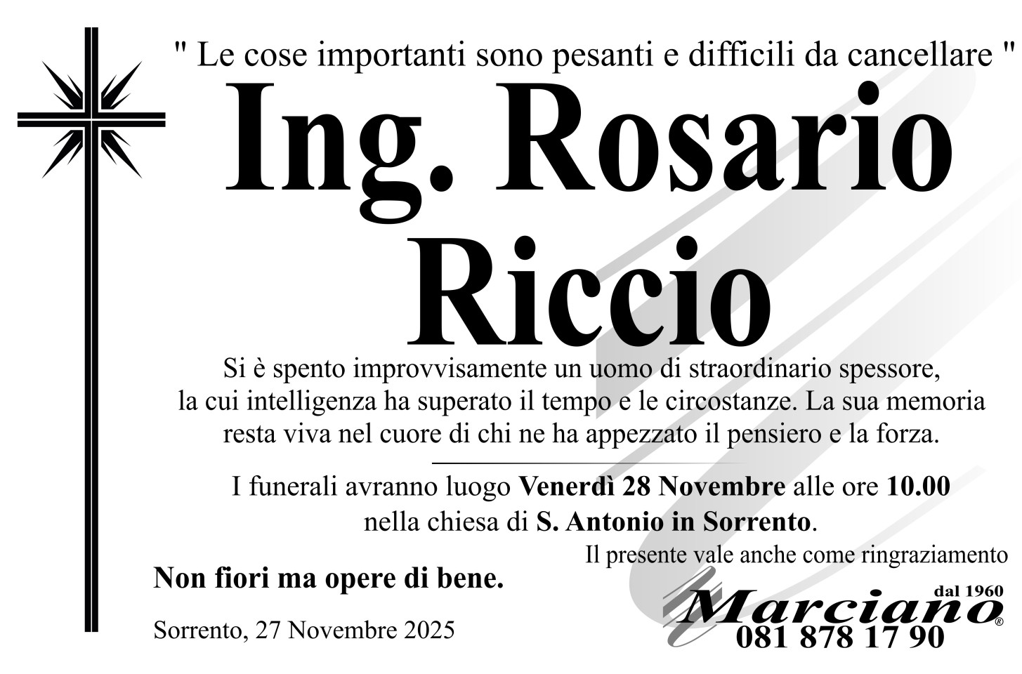 Onoranze funebri Marciano S.N.C. di Ferdinando Marciano