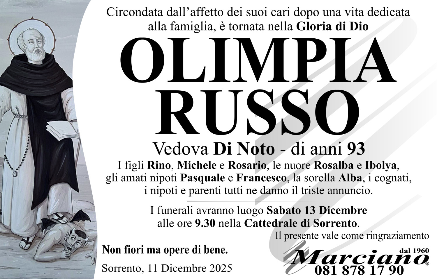 Onoranze funebri Marciano S.N.C. di Ferdinando Marciano