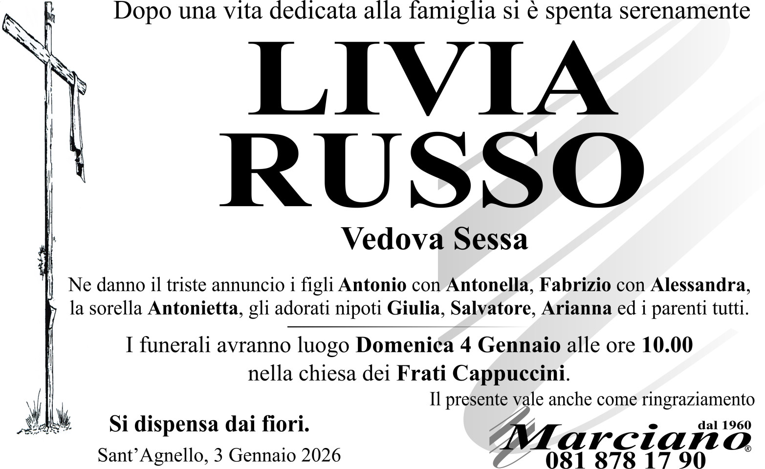 Onoranze funebri Marciano S.N.C. di Ferdinando Marciano