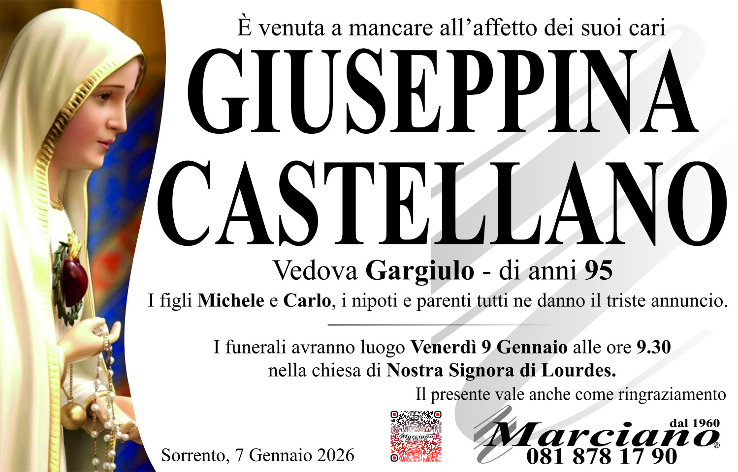 Onoranze funebri Marciano S.N.C. di Ferdinando Marciano