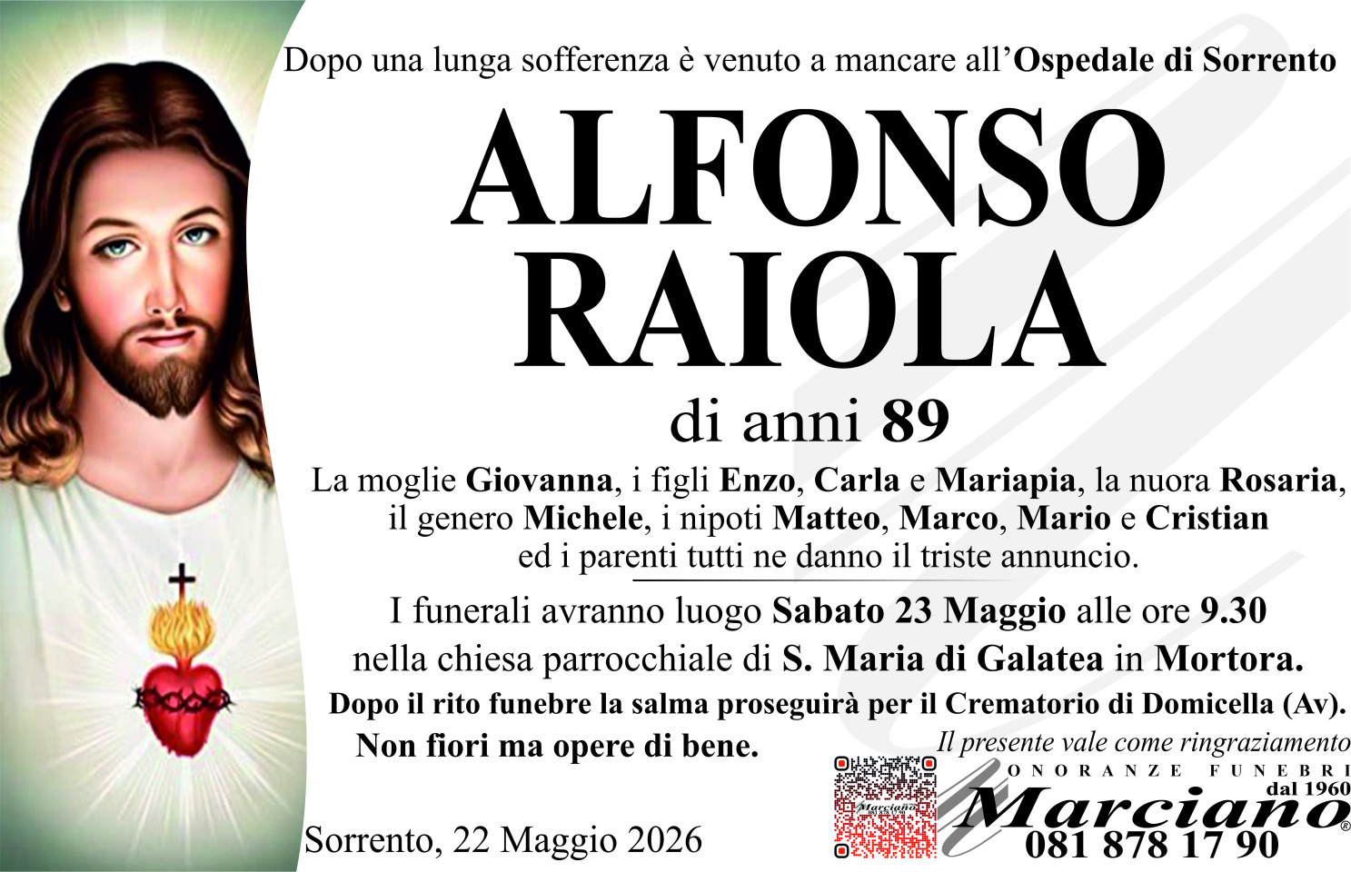 Onoranze funebri Marciano S.N.C. di Ferdinando Marciano