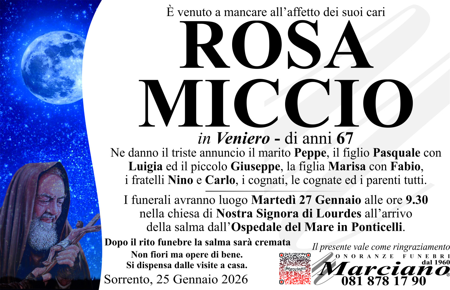 Onoranze funebri Marciano S.N.C. di Ferdinando Marciano