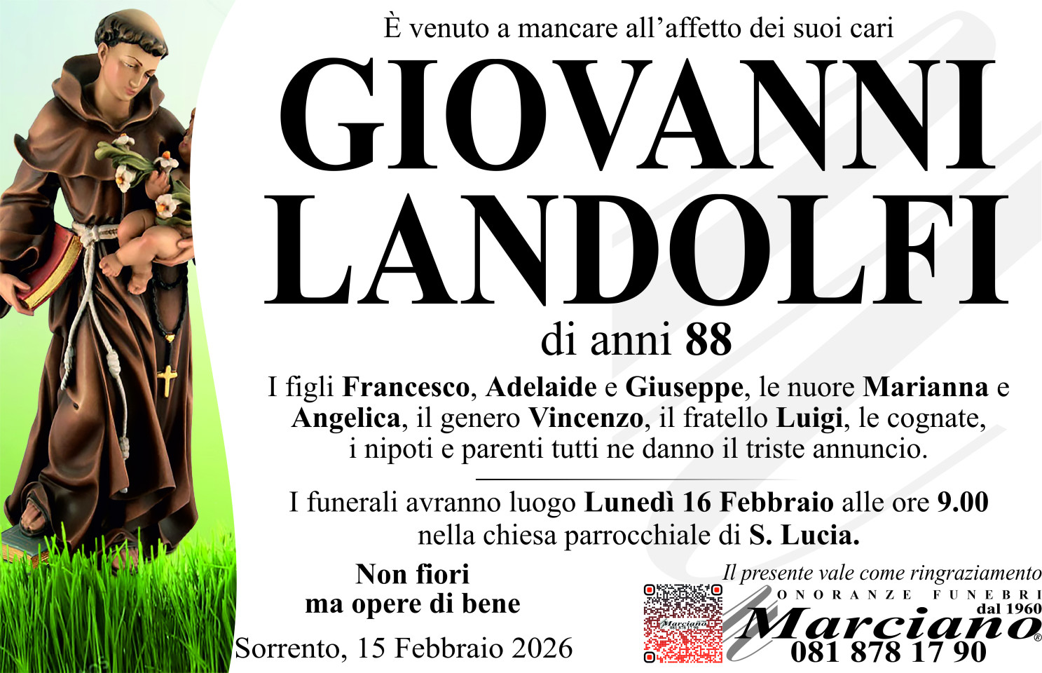 Onoranze funebri Marciano S.N.C. di Ferdinando Marciano