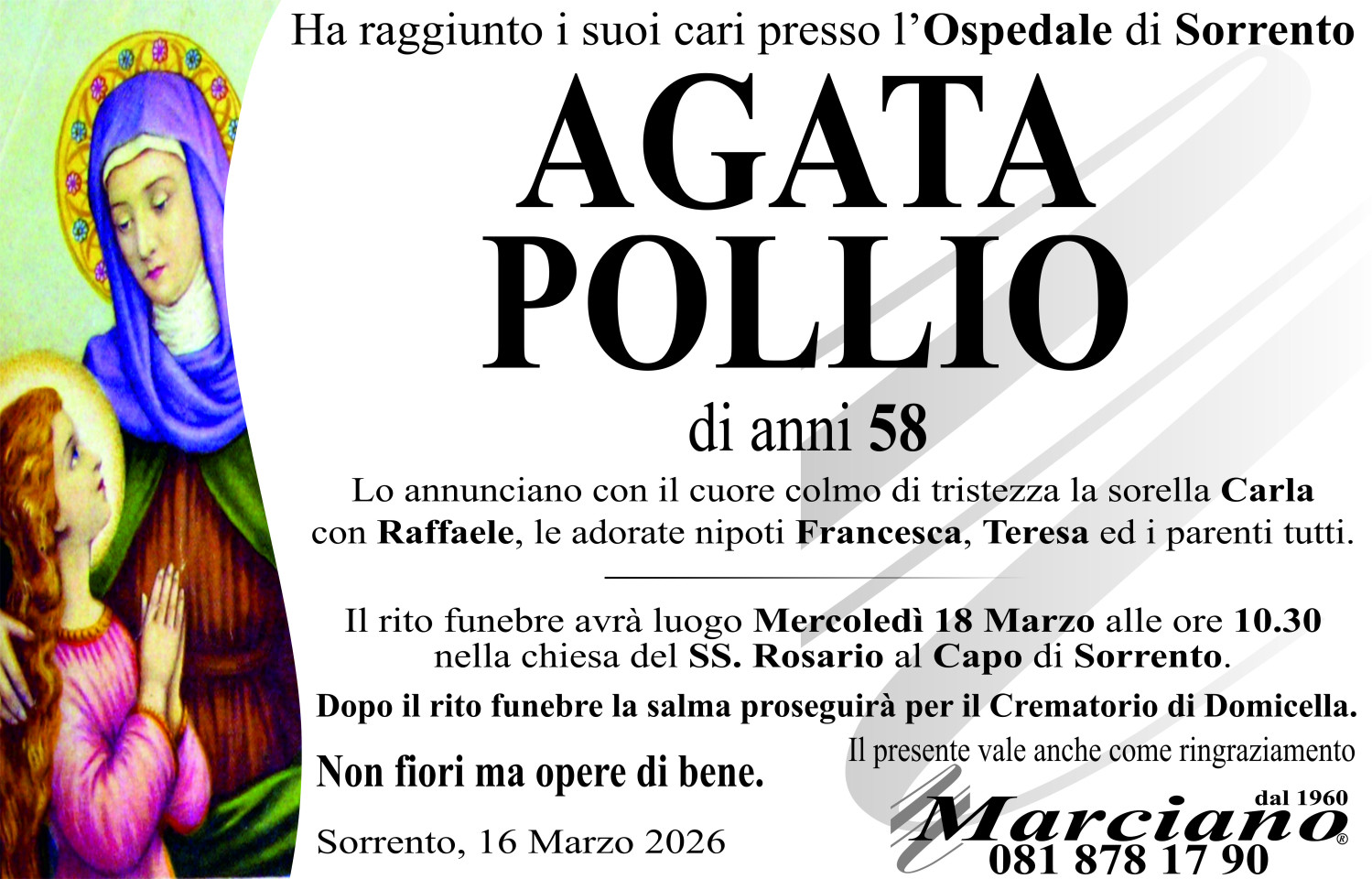 Onoranze funebri Marciano S.N.C. di Ferdinando Marciano