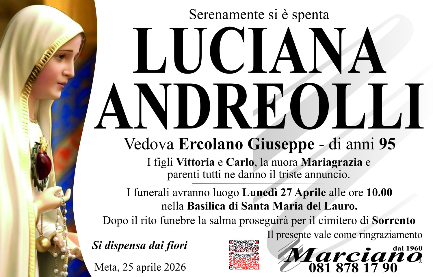 Onoranze funebri Marciano S.N.C. di Ferdinando Marciano