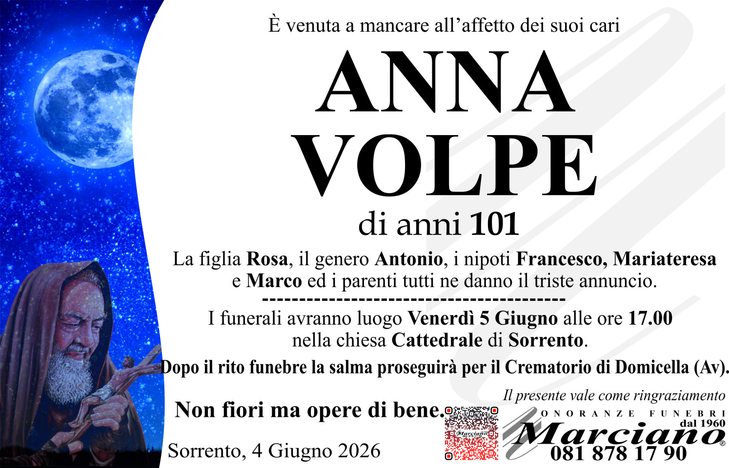 Onoranze funebri Marciano S.N.C. di Ferdinando Marciano