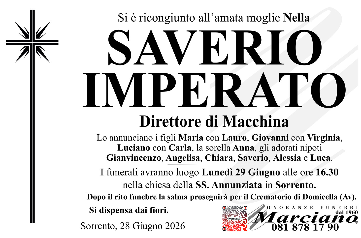 Onoranze funebri Marciano S.N.C. di Ferdinando Marciano