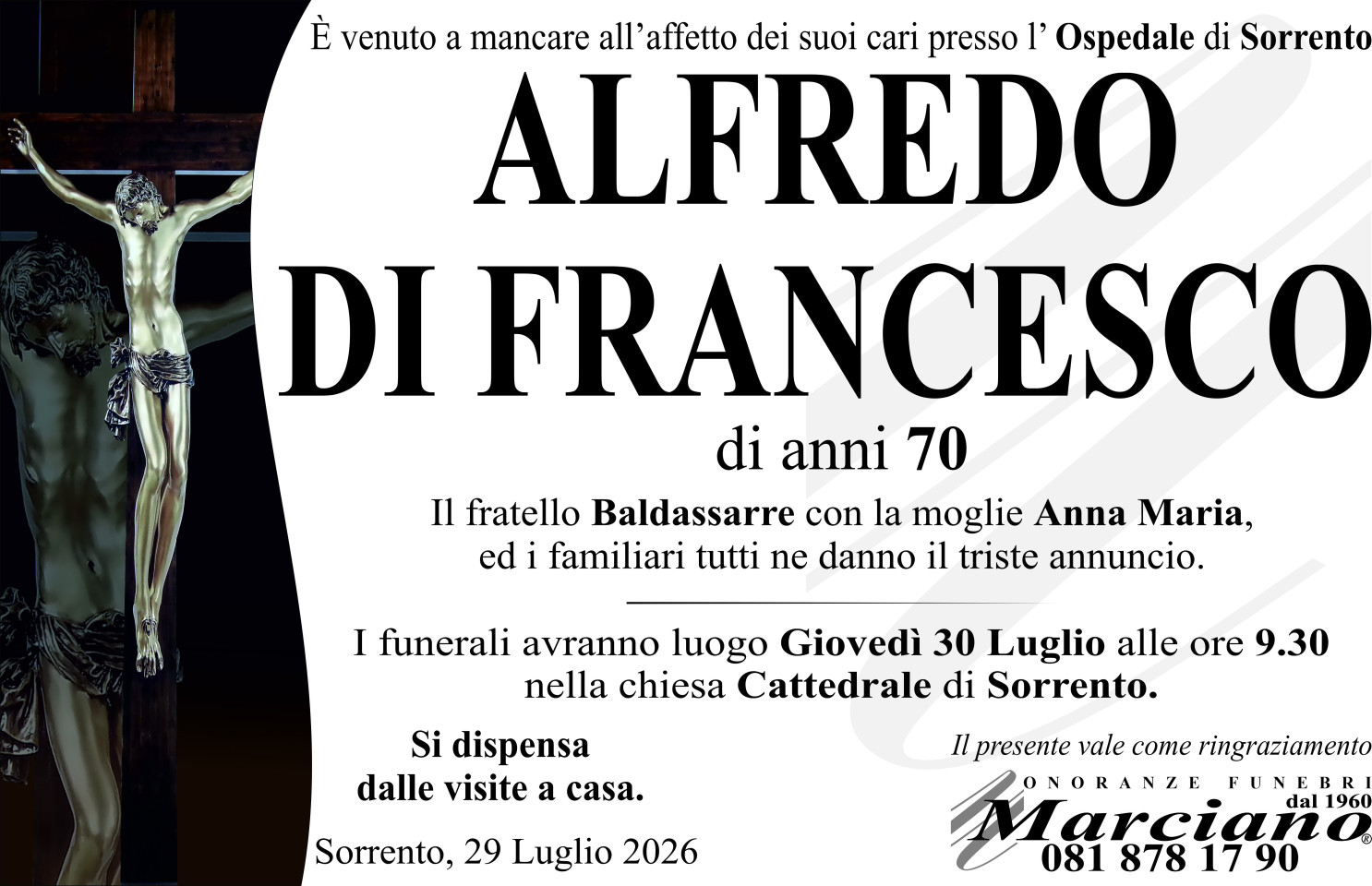 Onoranze funebri Marciano S.N.C. di Ferdinando Marciano