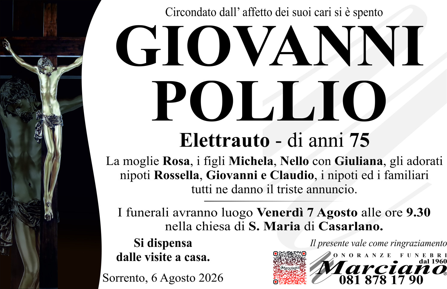Onoranze funebri Marciano S.N.C. di Ferdinando Marciano