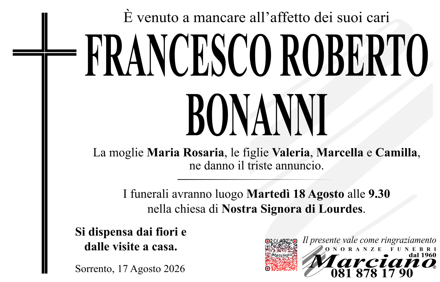 Onoranze funebri Marciano S.N.C. di Ferdinando Marciano