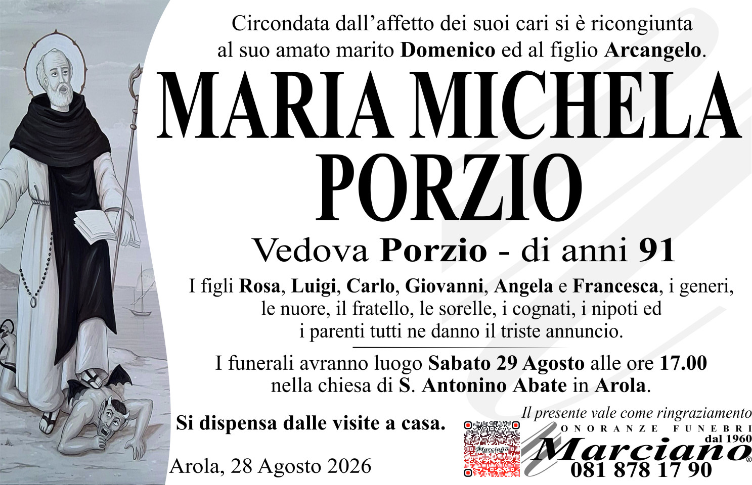 Onoranze funebri Marciano S.N.C. di Ferdinando Marciano