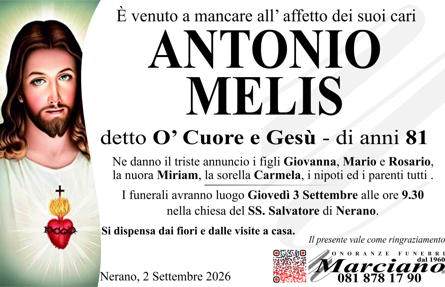 Onoranze funebri Marciano S.N.C. di Ferdinando Marciano