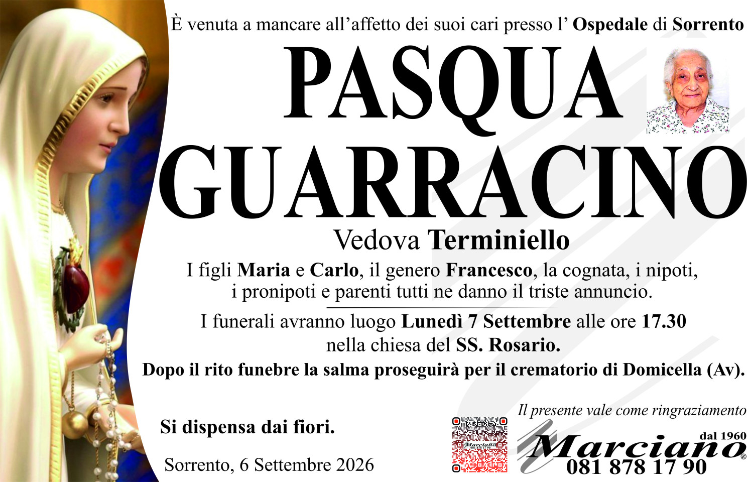 Onoranze funebri Marciano S.N.C. di Ferdinando Marciano