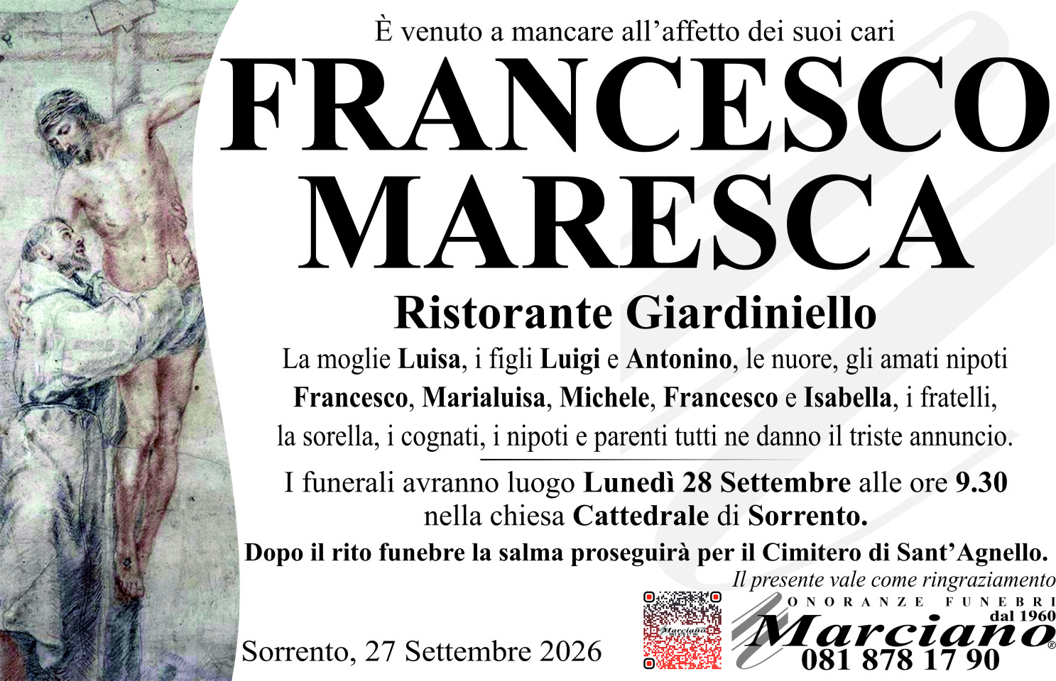 Onoranze funebri Marciano S.N.C. di Ferdinando Marciano