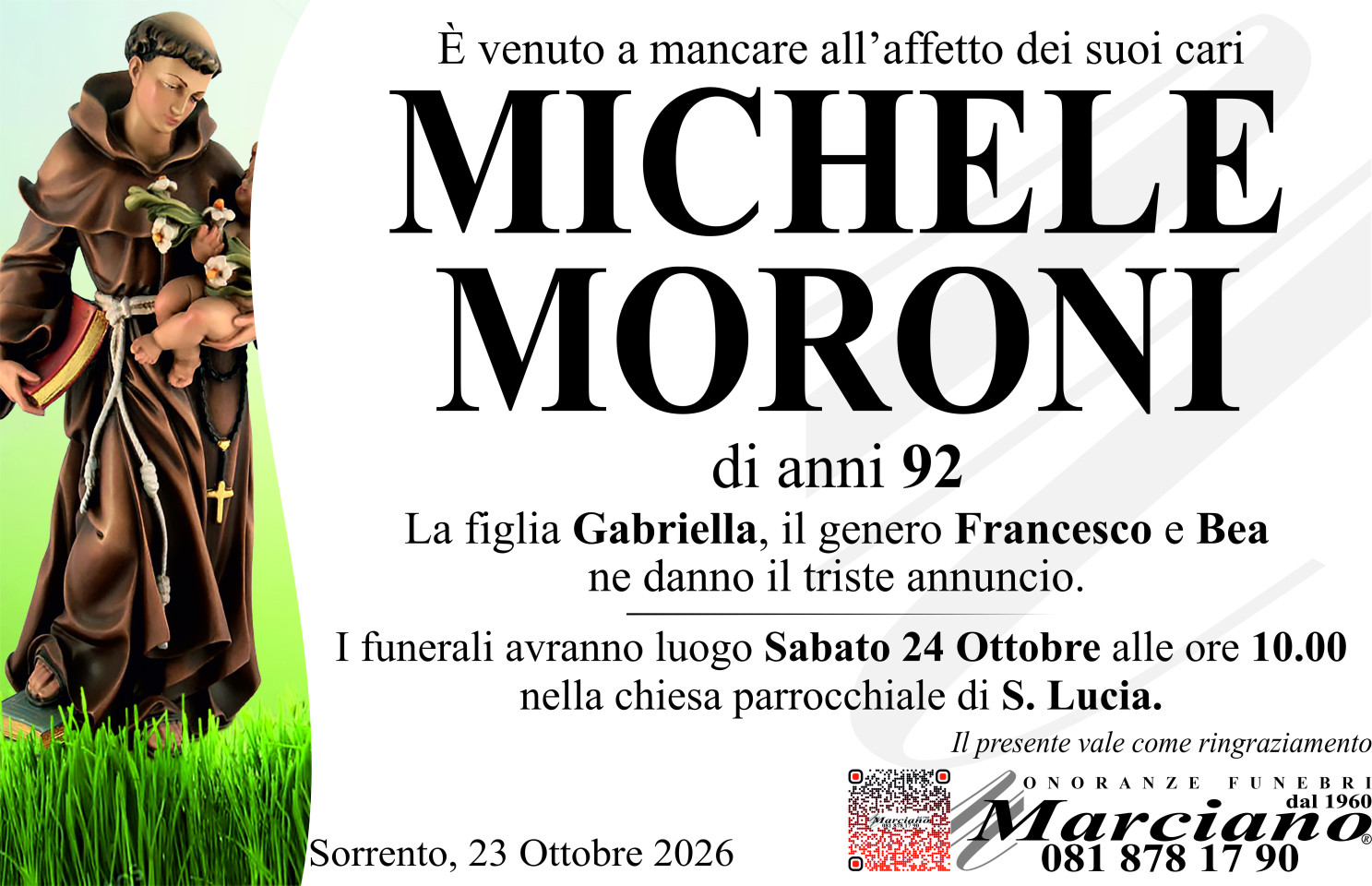 Onoranze funebri Marciano S.N.C. di Ferdinando Marciano