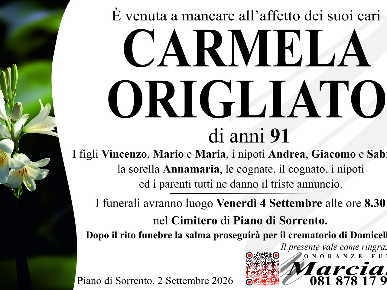 Carmela Origliato