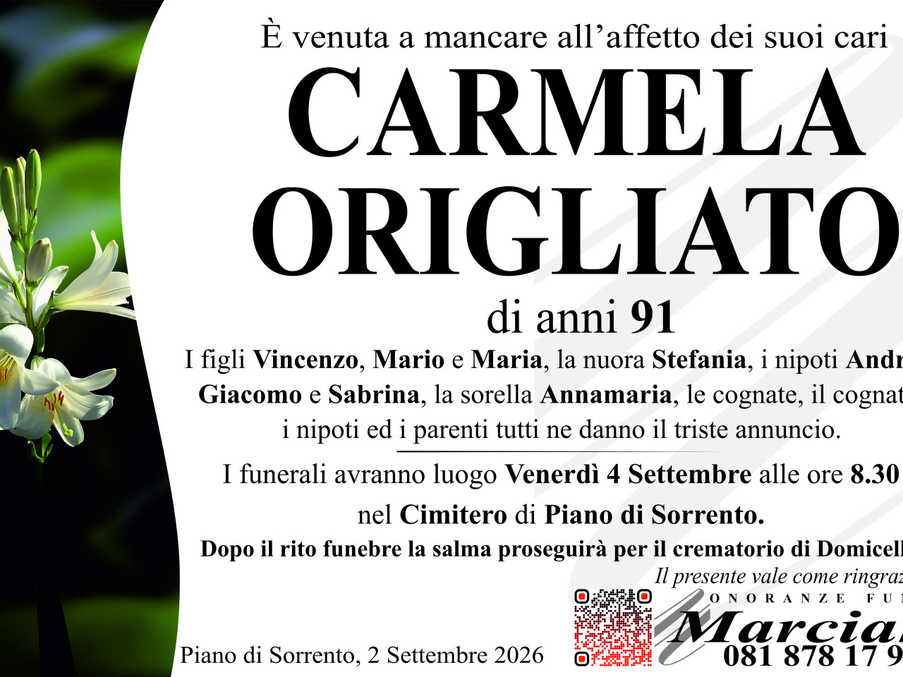 Carmela Origliato
